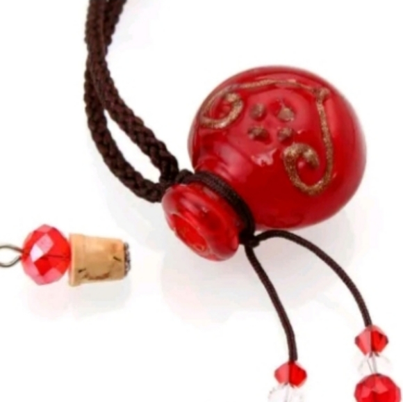 🩸 Little Red Glass Vial Necklace - Picture 8 of 8